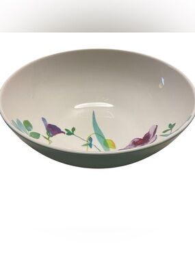 Portmeirion Water Garden Serving Bowl Floral 9.5” Oven To Table Dishwasher safe